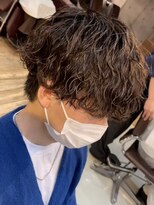 ラヴィズムバイフィフス(LUVISM by fifth) 波巻きパーマメンズパーマメンズヘアツーブロックツイストパーマ