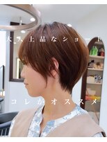 大人かわいいショートヘア