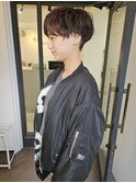 2ブロックパーマショート