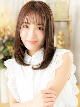 カバーヘア ブリス 北浦和(COVER HAIR bliss) シースルー前髪小顔艶感ストレートレイヤーh3北浦和20代30代40代