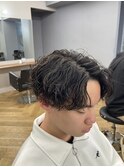緩め波巻きセンターパート