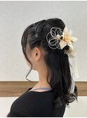 卒業式ヘアセット
