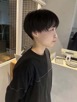 ヌン(nun)の写真/簡単お手入れで美フォルム持続!高い再現性はカット技術にあり!あなたにフィットしたショートご提案します☆