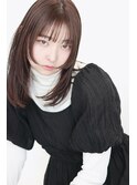 姫カット　レイヤー　清楚ブラウン　S