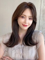 ラルユー 金山(LallYou)&nbsp;シャギーレイヤー韓国ワンホンヘアシースルーぱっつん前髪