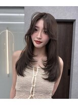 ボタン ハカタ(VOTAN hakata) 【柿本真優】前髪なし/かきあげ前髪/レイヤーカット