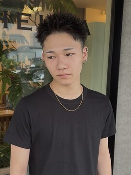 シェルハ(SHELHA) スパイキーショート/黒髪短髪/大人短髪