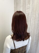 シエル 立川店(CIEL)&nbsp;ボルドーカラー×ブリーチなし【CIEL×maki】