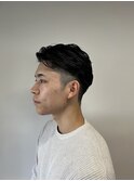 men's毛流れスリックバックパーマ
