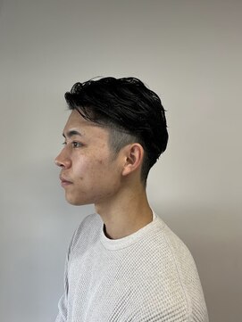 イッヒ 茅ヶ崎(IHHI) men's毛流れスリックバックパーマ