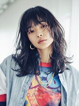 ロッソ ヘアアンドスパ 北千住店(Rosso Hair&SPA)&nbsp;セミロング巻きスタイル【北千住】