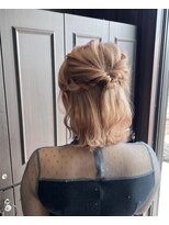 ハナビ(HANABI) お呼ばれヘア 結婚式ヘア ボブヘアアレンジ
