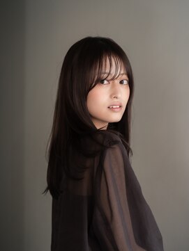 ネイヴィル(navile) シースルーバング×酸性ストレート