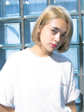 リリアン 青山(relian) 似合わせ金髪ボブ！！