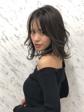 アリュウル 表参道(ALLURE) グレージュ × ハイライト ×シースルーバングAllure千葉英樹