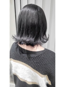 エイトタマプラ たまプラーザ店(EIGHT tamapla) 【EIGHTたまプラ】デザインカラー_切りっぱなしボブ