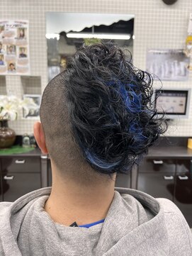 ヘアーエステ グランツエッセ(hair esthe GlanzEsse) ツーブロック&パーマスタイル