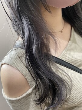 ルー(loup) インナーカラー/イヤリングカラー/ホワイトグレージュ