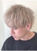 ハイトーン×ツイストパーマ