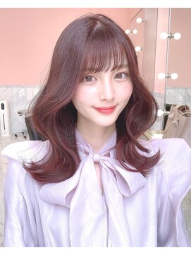 ルイ(LOUIS) 【 LOUIS 】ブリーチなしで叶う チョコレートピンク