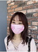 ディープヴィオラミディアムボブ