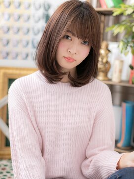 カバーヘア イヴ 戸頭店(COVER HAIR EVE) 斜めバング小顔ワンカールヘルシースタイルc5戸頭20代30代40代