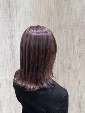 ラヴリア クルメ(LOVERIA KURUME) 透け感たっぷり 色落ちも楽しめるラベンダー系バレイヤージュ！