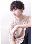 ★スーツ短髪ツーブロック束感パーママッシュ黒髪ナチュラル★