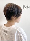 アンブレラカラー×ショートウルフ×インナーカラー【Rotohair】