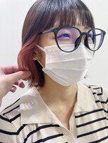 グーフィートーキョー 銀座(Goofy Tokyo)&nbsp;【Goofy銀座】イヤリングカラー/コーラルピンク/インナーカラー