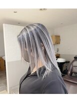 ピヨン 心斎橋(piLLon)&nbsp;バレイヤージュ☆ホワイトグレージュ