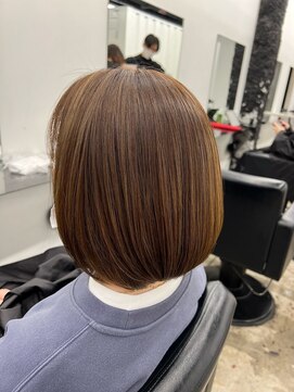 ココ 本八幡(KOKO) ★デザインカラー/レイヤーカット/ウェットヘアオリーブベージュ