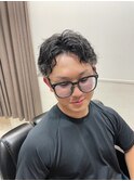 築地/ツイスパツーブロックセンター分けビジネススタイル