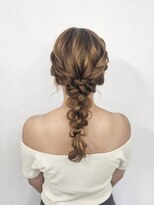 ファースト 祇園本店(first) 【ヘアセットサロンfrst】ふわふわ編み下ろし