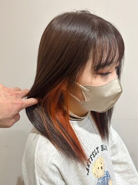 クラップス 横須賀中央店(CLAPS) ミルクティーベージュダブルカラーケアブリーチインナーカラー