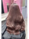 ピンクカラー【韓国ワンホンヘア 大阪 梅田】
