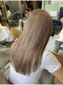 ミルクティーアッシュベージュカラーオリーブグレージュ30代