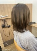 くびれレイヤー×アッシュベージュ
