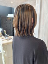 キャアリー(Caary)&nbsp;福山人気コントラストデザインカラー10代20代30代外ハネ