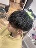 メンズカット＋シャドウパーマ