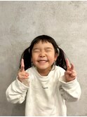 前髪カット　キッズカット