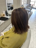 キング(K!ng)&nbsp;縮毛矯正髪質改善ハイライトレイヤーカット楠葉美容室エクステ