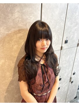 ガルボヘアー 心斎橋店(garbohair) プルエクステ心斎橋プルシール黒髪ロングウルフレイヤー