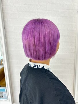 シャルティア(SHALLTIA) ピンクパープルカラー/ハイトーン/ビビッドカラー/派手髪/個性的