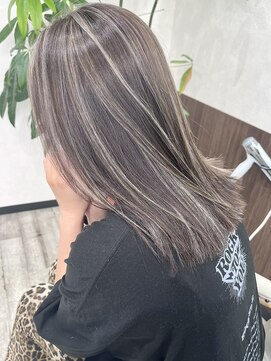 ベルヘアーデザイン 堺東(Belle hair Design) ハイライト切りっぱなしイルミナカラー堺東20代30代40代