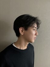 シエル バイ ケンジ 登戸 生田(CIEL by KENJE) 毛流れセンターパートマッシュウルフ秋冬メンズヘア