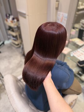 ラメール(MAISON LA MER) 【MANAMI】レッドカラー/髪質改善/ブリーチなし