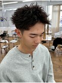 メンズパーマ20代30代40代メンズサロンスパイキーショート