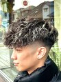 ヘア サークル ジープ 石井店(hair circle geep)&nbsp;Spain curl！ハイライト、スキンフェードで男らしく！