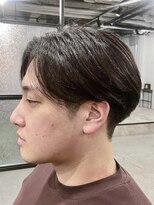 ガイ ラタン ウエスト(GUY lattan west) MEN'S/松戸駅/リバースセンターパート/フェザーパーマ